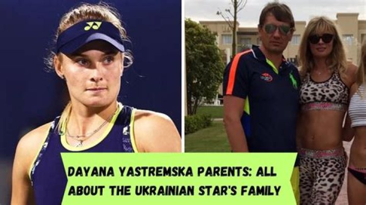 Dayana Yastremska parents: Oleksandr Yastremskyi, Marina Yastremskyi