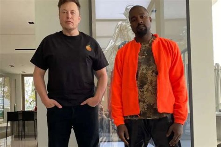 Kanye West Shares Hilarious Tweet With Elon Musk As They Are Twinning — Well, Sort Of