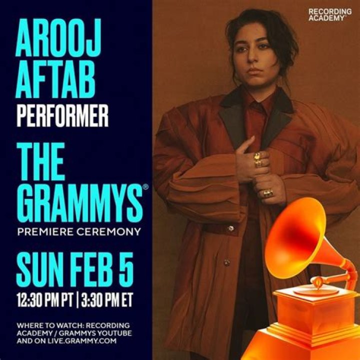 Pakistani singer Arooj Aftab grabs two Grammy nominations