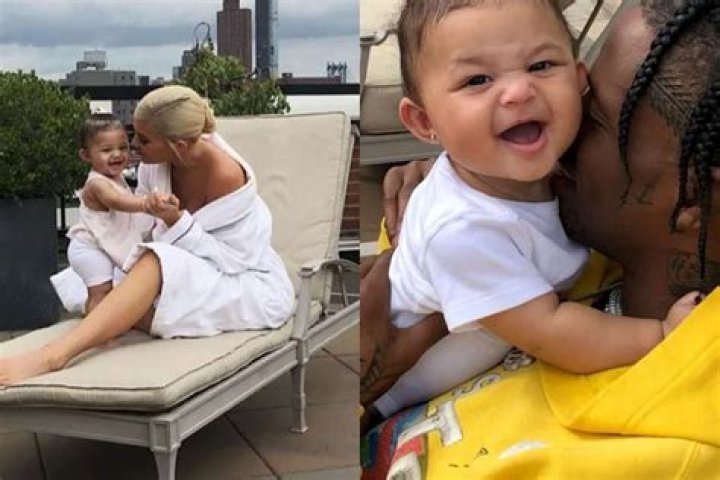 Travis Scott’s Latest Pic & Video With Stormi Have Fans In Awe – See Stormi Patting Her Dad On The Back