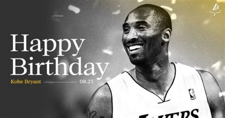 When is Kobe Bryant’s birthday?